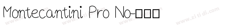 Montecantini Pro No字体转换